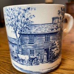Royal Staffordshire.The Fenno House Coffee Cup.Made In England. Blue Tea/Coffee